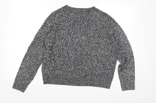 H&M Womens Grey Knit Pullover Jumper Size M