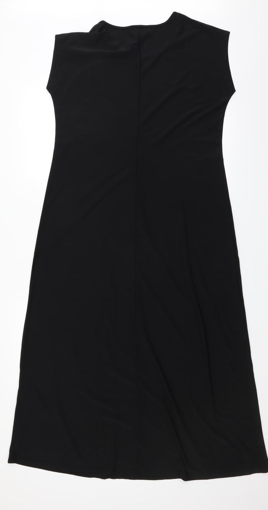 Anthony Studios Womens Black Shift Size M