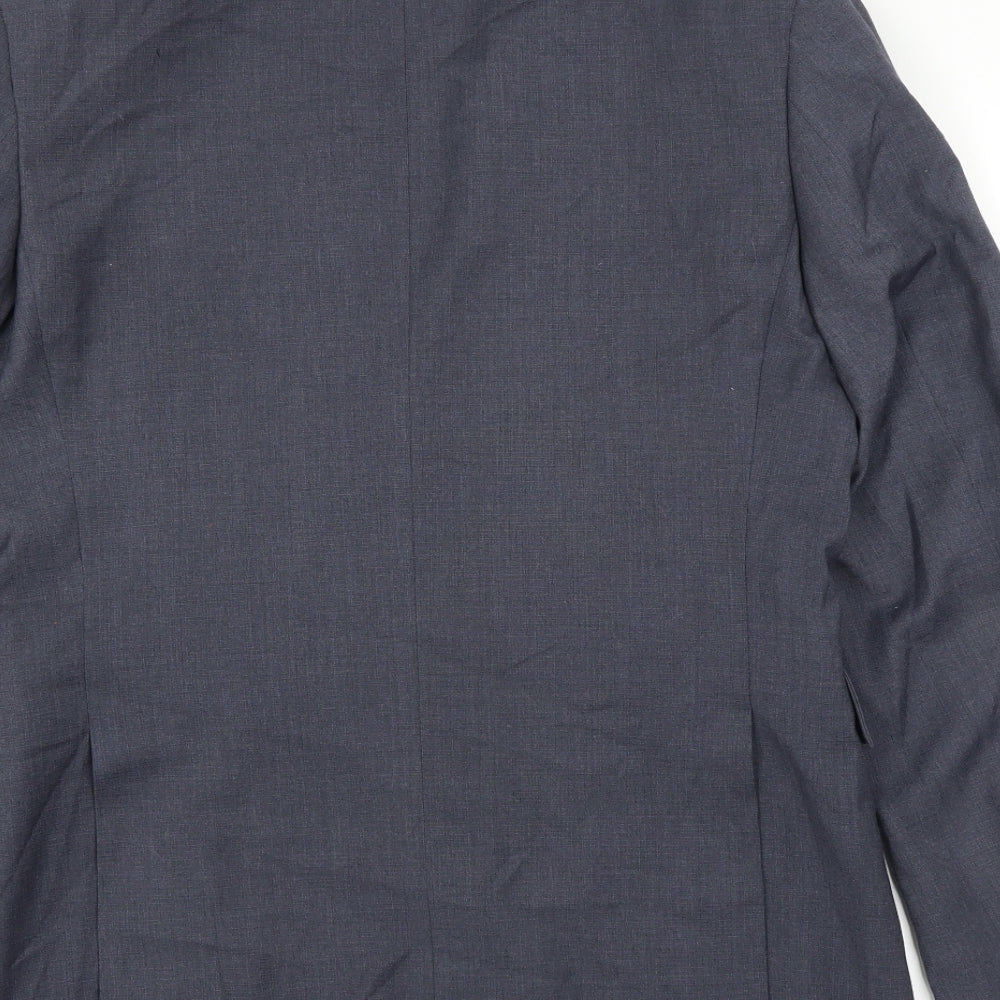 Cedar Wood State Mens Blue Jacket Suit Jacket Size 38