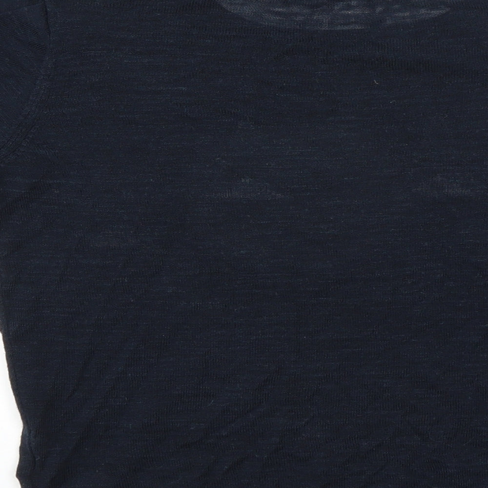 NEXT Womens Blue Pullover Jumper Size 8 - star fine knit
