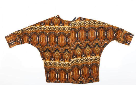 ALLIE & Rob Womens Brown Cardigan Jumper Size M