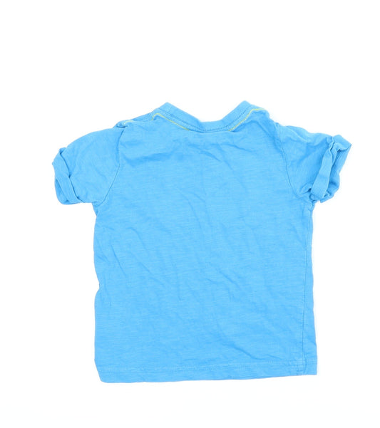 Super Hero Boys Blue Basic T-Shirt Size 18-24 Months