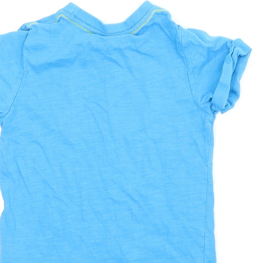 Super Hero Boys Blue Basic T-Shirt Size 18-24 Months