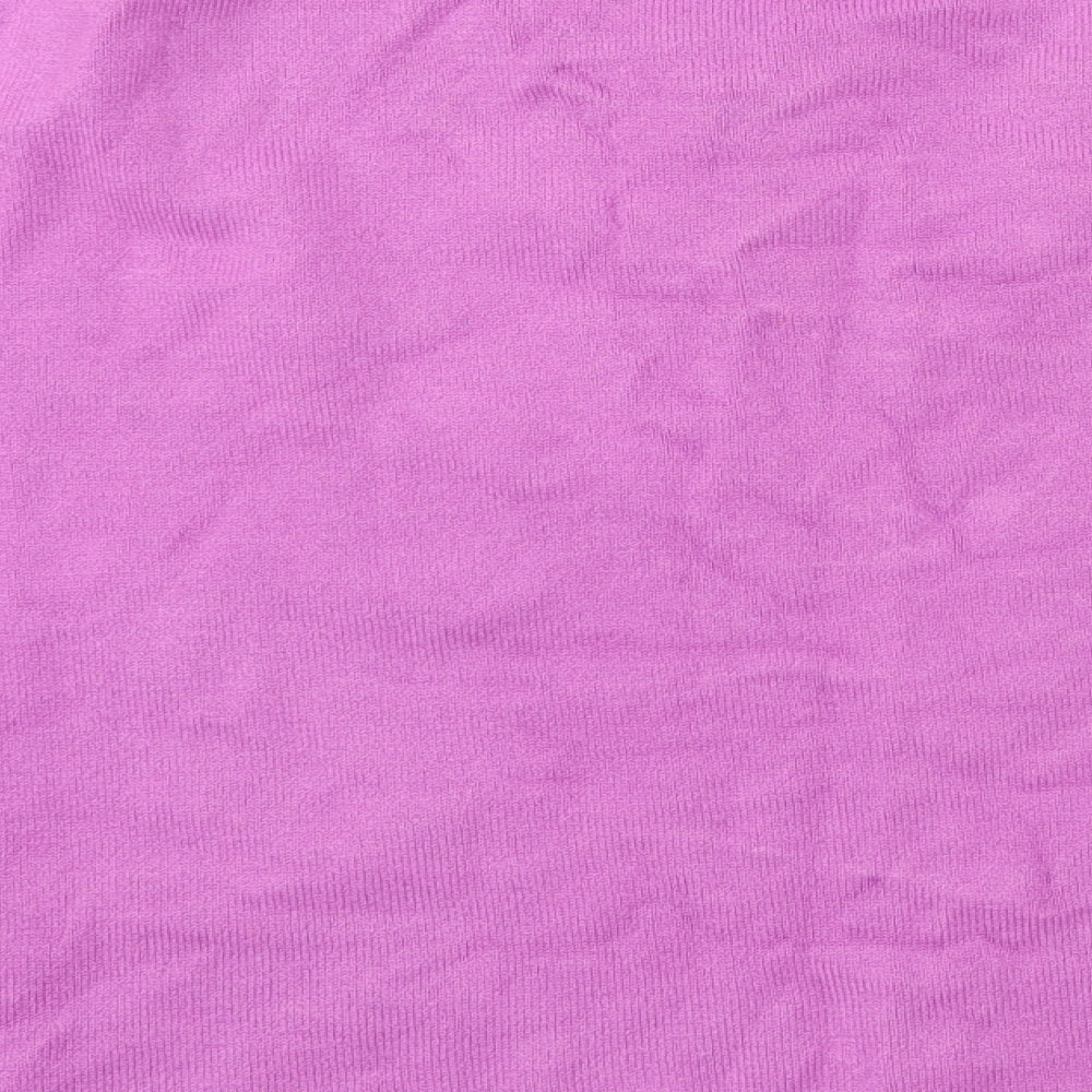 Brand and care label for Anne marie women’s purple jumper, size XL