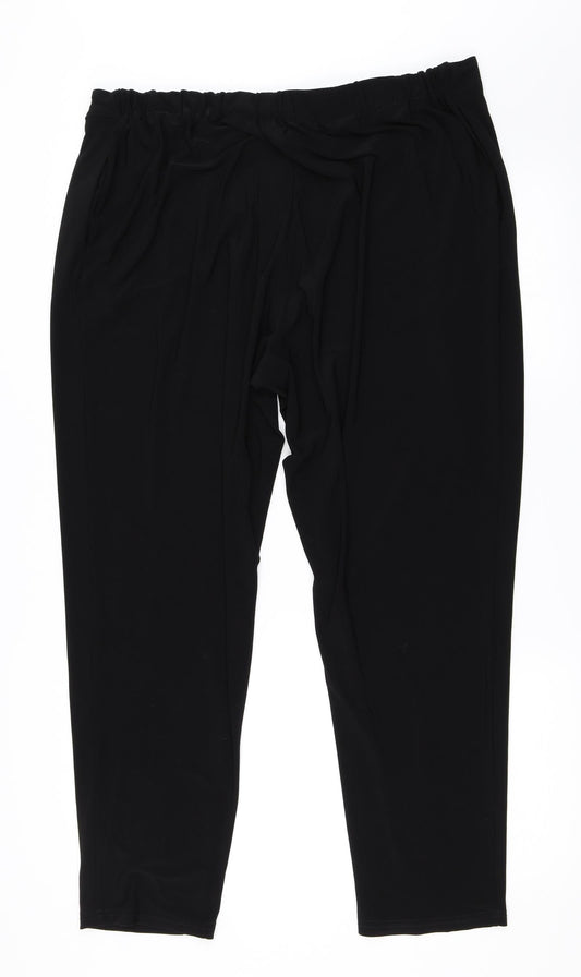 Klass Womens Black Trousers Size 18 L27 in