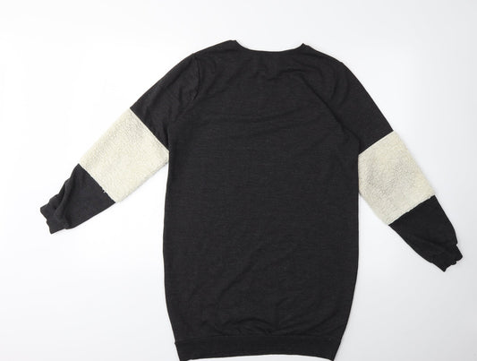 Select Womens Grey Pullover Sweatshirt Size 10