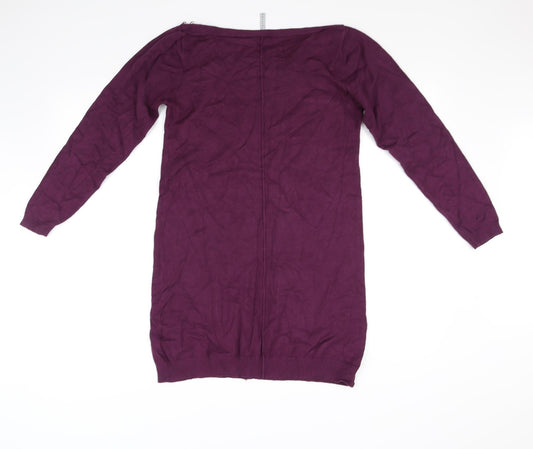 Intuition Womens Purple Fit & Flare Size 12