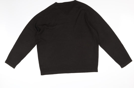 F&F Mens Brown Pullover Jumper Size 2XL