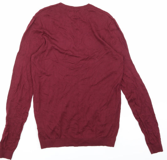 ASOS Mens Red Pullover Sweatshirt Size S