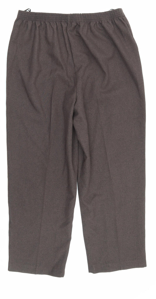 BM collection Womens Brown Trousers Size 14