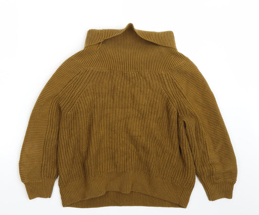 H&M Womens Brown Pullover Jumper Size S
