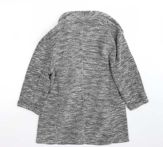 Newlook Womens Grey Cape Jumper Size 14