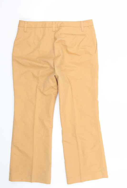 Uniqlo Womens Orange Trousers Size 27 L26 in