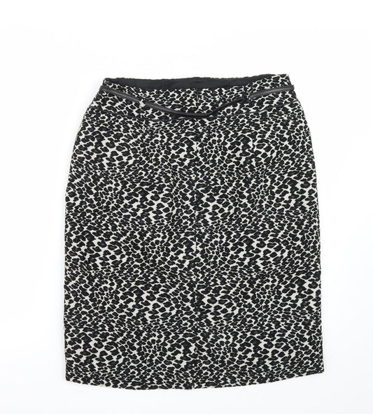 Gerry Weber Womens Beige Animal Print A-Line Skirt Size 14
