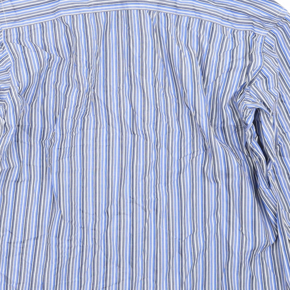 NEXT Mens Blue Button-Up Size 16