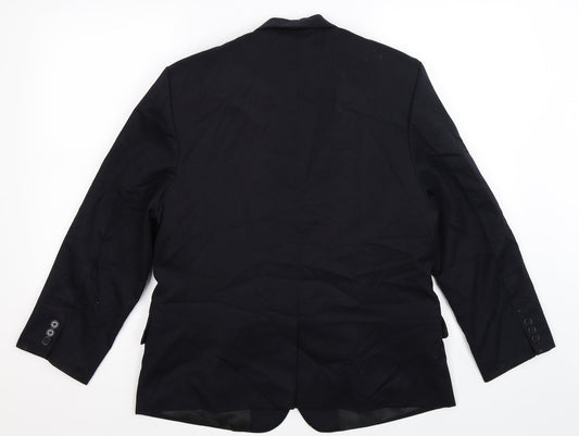 Preworn Womens Blue Jacket Suit Jacket Size 16