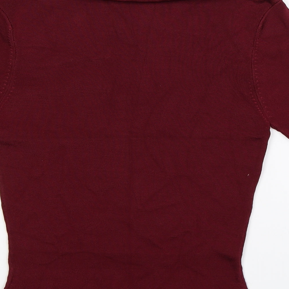 Brand and care label for DCS women’s brown jumper, size UK 10