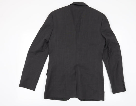 F&F Mens Grey Jacket Suit Jacket Size 36