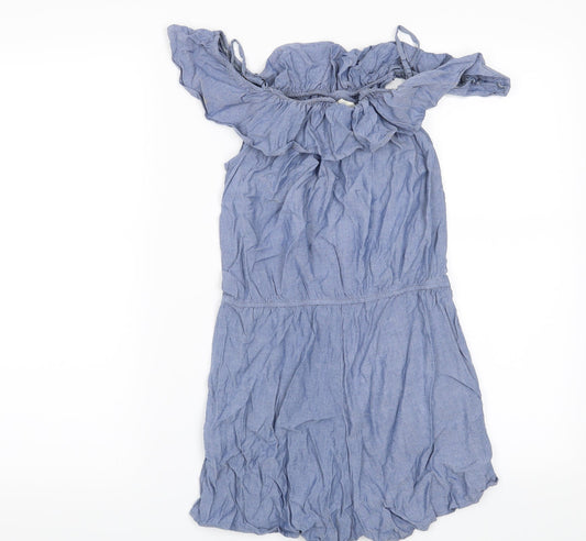 H&M Girls Blue Playsuit One-Piece Size 12 Years