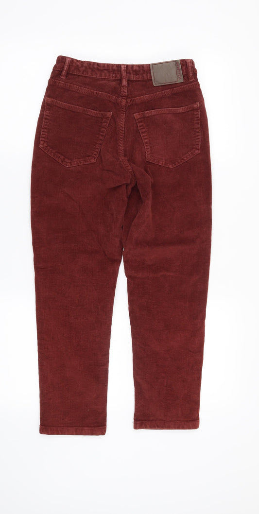 Pull & Bear Womens Red Trousers Size 26 in L25 in