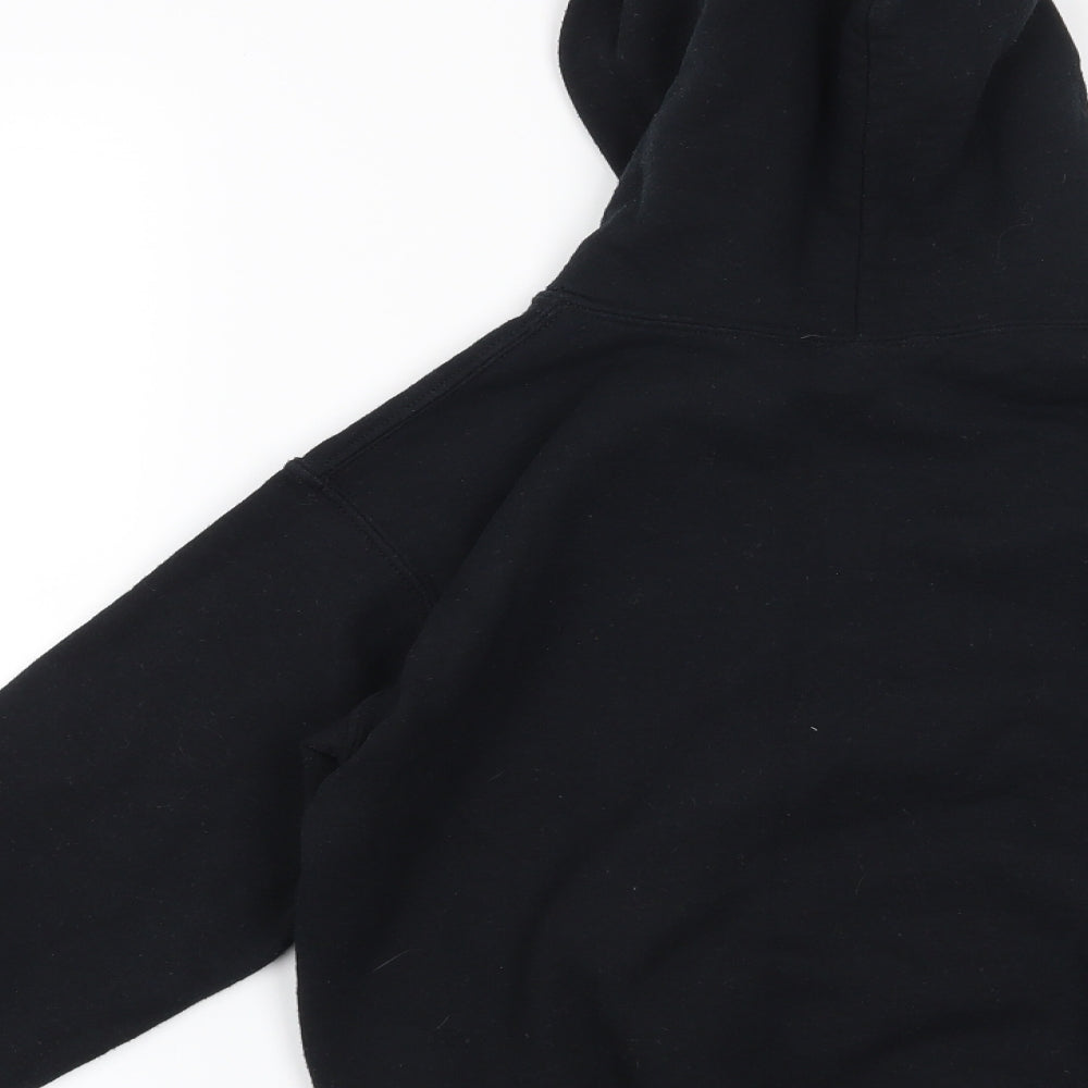 Gildan Boys Black Pullover Hoodie Size M