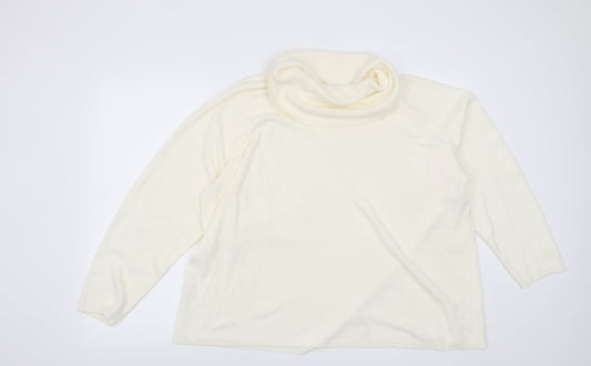 Bonmarché Womens Beige Pullover Jumper Size XL