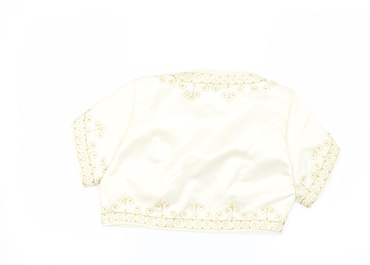 mark allan Womens Ivory Cardigan Jumper Size 12
