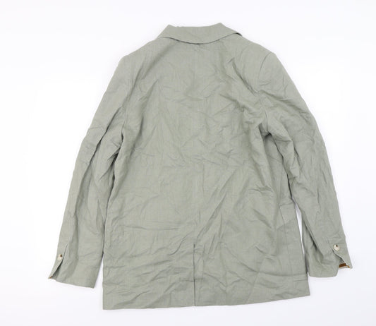 NEXT Womens Beige Jacket Blazer Size 14