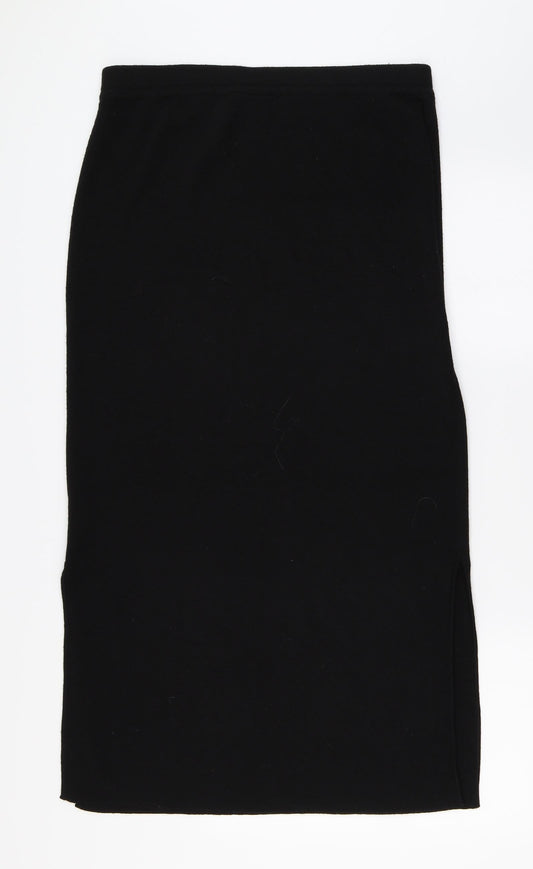 R Chards Womens Black A-Line Skirt Size 32 in