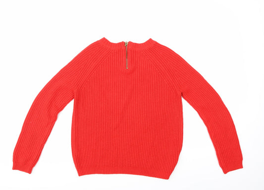 Dorothy Perkins Womens Red Pullover Jumper Size 8