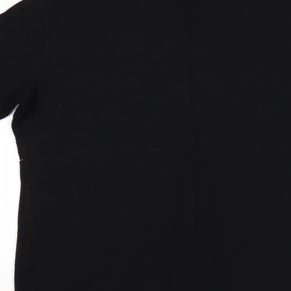 Entracte Womens Black Basic Blouse Size 4