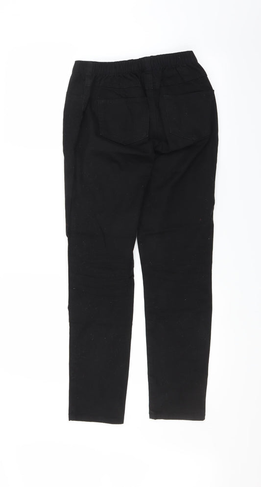 Preworn Womens Black Skinny Jeans Size 8 L26 in