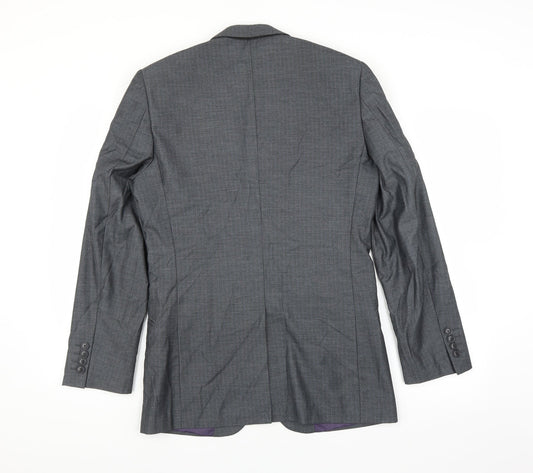 Butler & Webb Mens Grey Jacket Suit Jacket Size 36