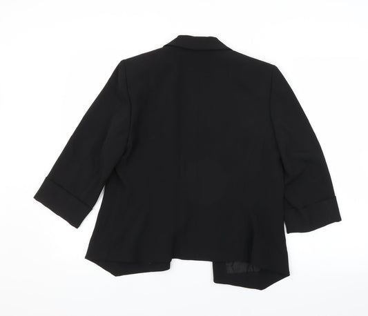 Kasper Womens Black Jacket Size 8