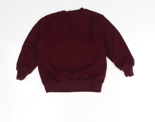 NEXT Boys Purple Pullover Jumper Size 5 Years