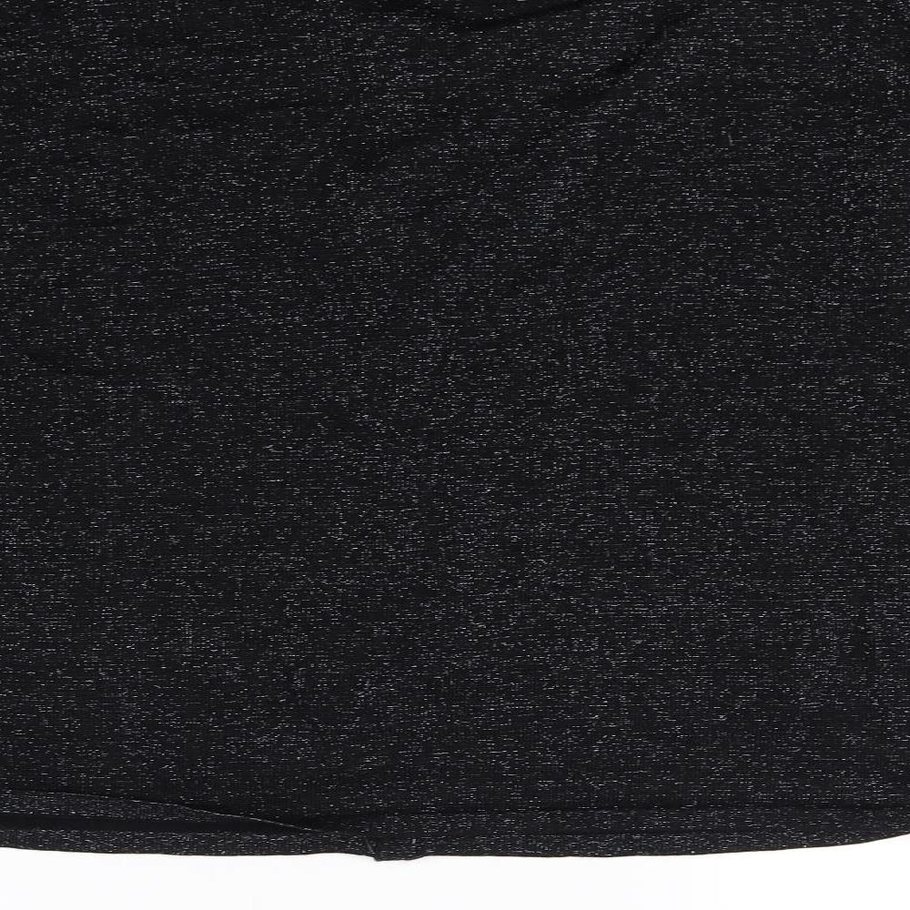 Brand and care label for Bonmarché women’s black cardigan jumper, size L
