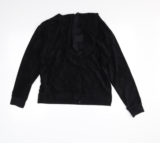 Matalan Womens Black Pullover Hoodie Size M