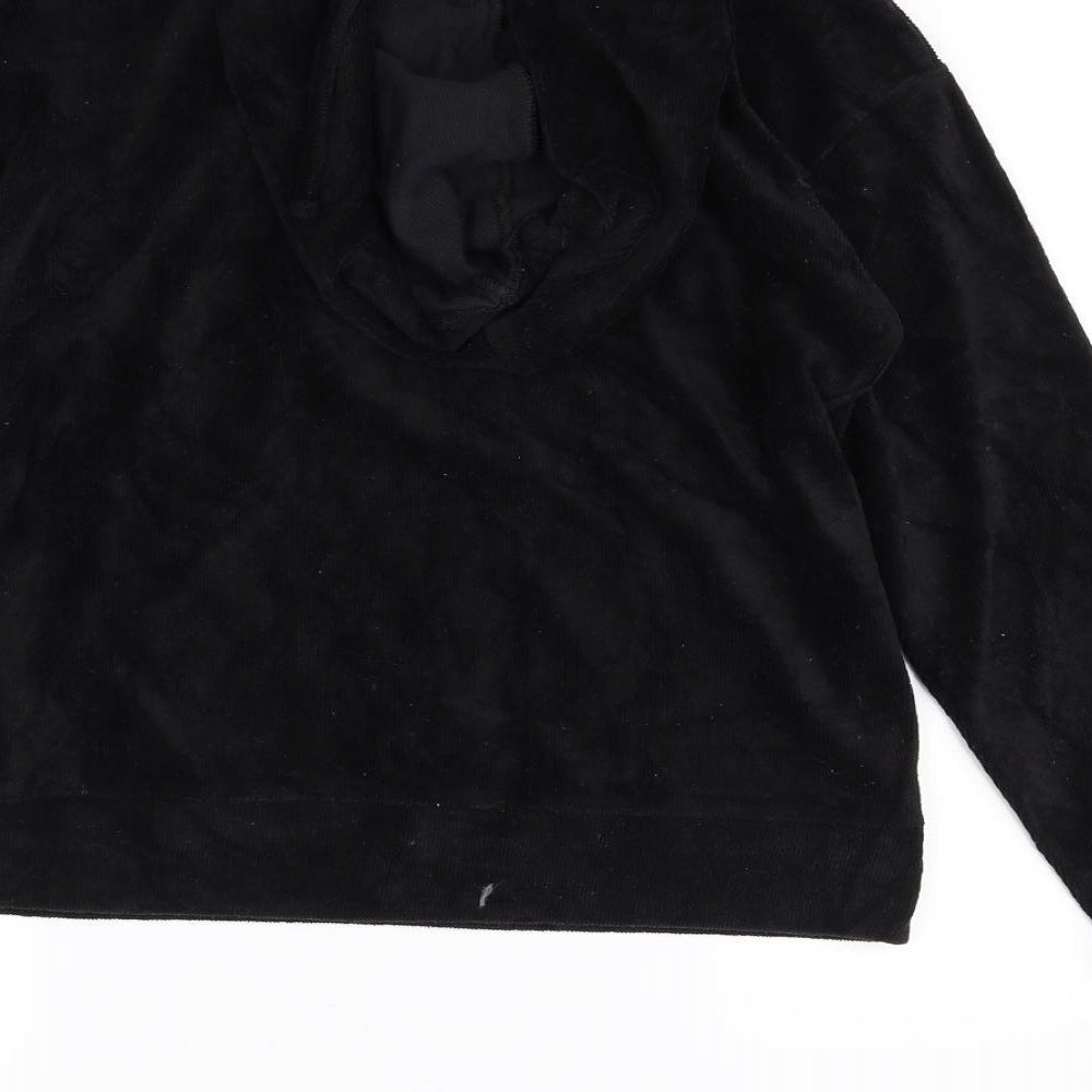 Matalan Womens Black Pullover Hoodie Size M