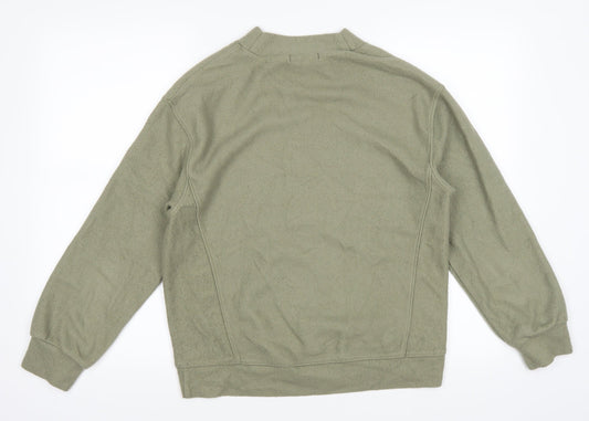 ozoc Womens Green Pullover Jumper Size 38