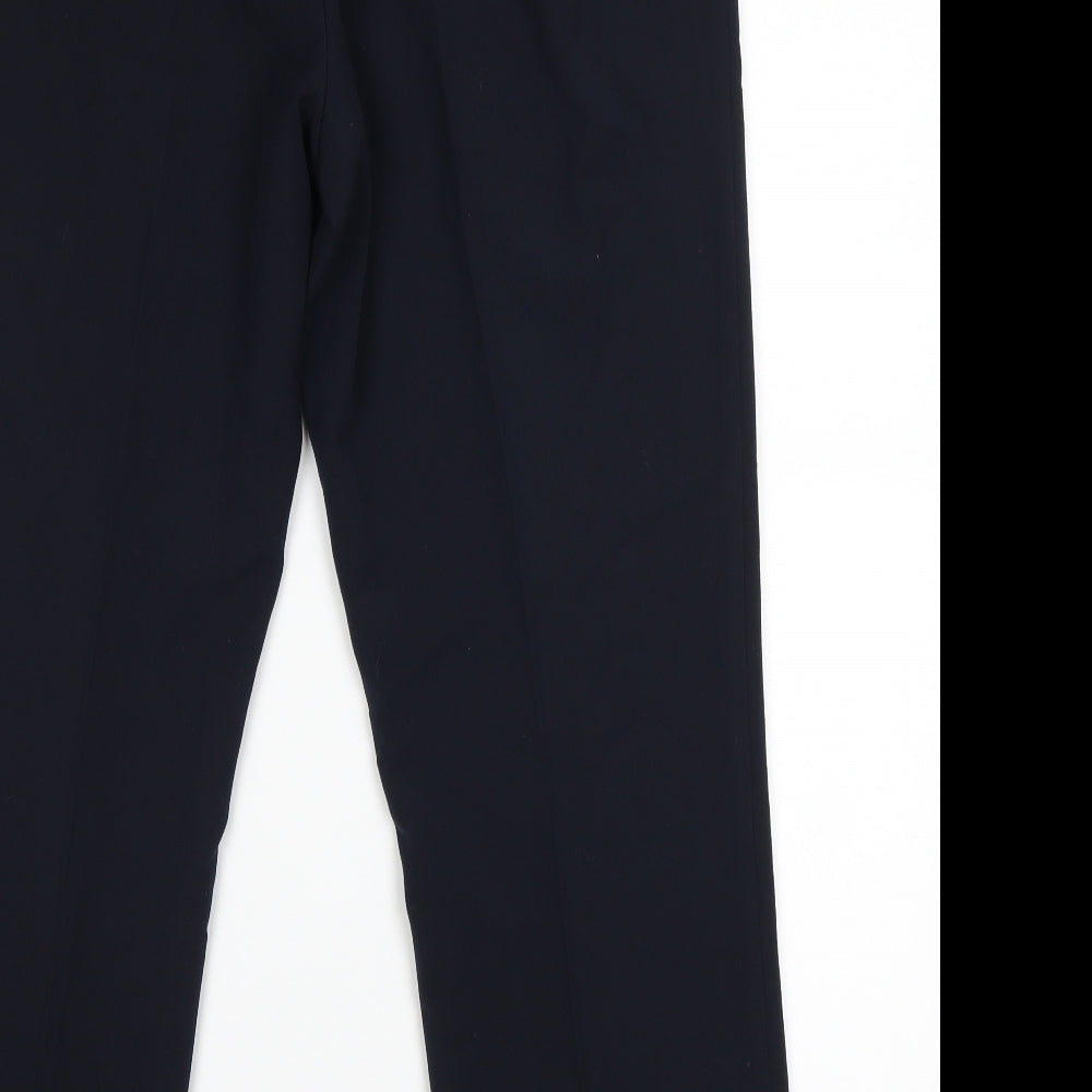 Marks and Spencer Womens Blue Trousers Size 16 L26 in