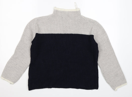 Marks and Spencer Womens Grey Knit Pullover Jumper Size S