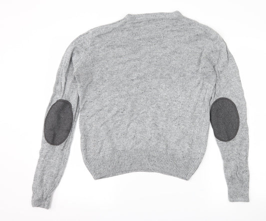 Cedar Wood State Mens Grey Pullover Jumper Size S