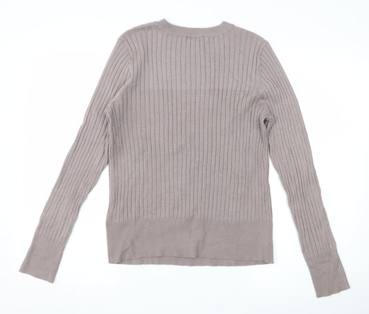H&M Womens Grey Pullover Jumper Size M