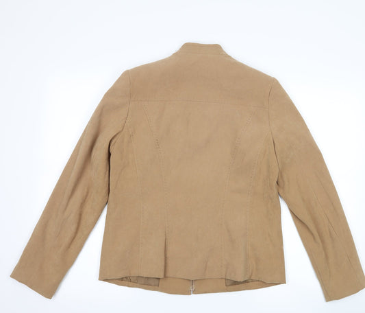 EWM Womens Brown Jacket Size 10