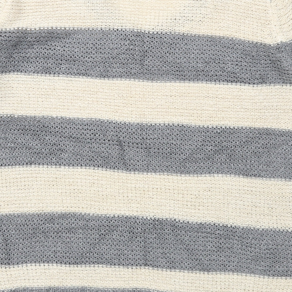 Brand and care label for Oasis women’s grey knit jumper, size XS