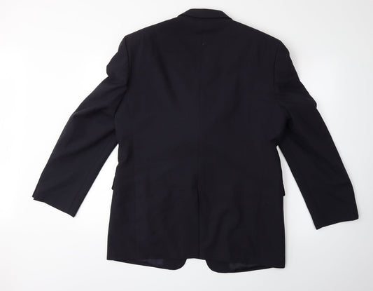 Preworn Mens Blue Jacket Suit Jacket Size 42