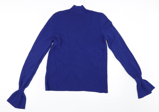 H&M Womens Blue Pullover Jumper Size XS