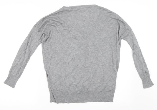 Promod Womens Grey Pullover Jumper Size S