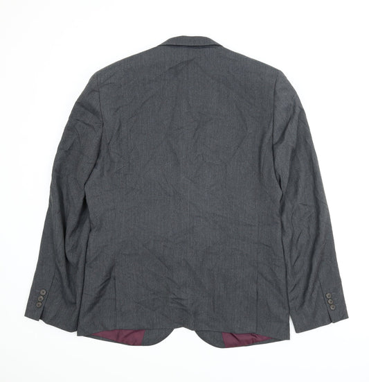 NEXT Mens Grey Jacket Suit Jacket Size 42