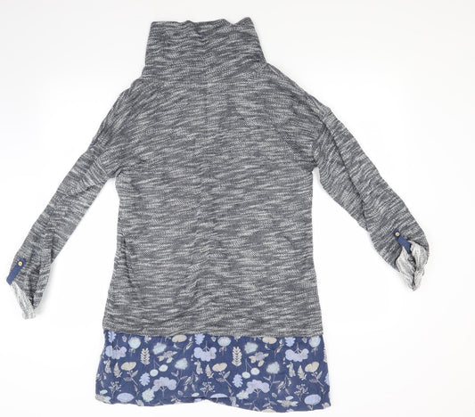 Fathful & true Womens Grey Jumper Dress Size 14
